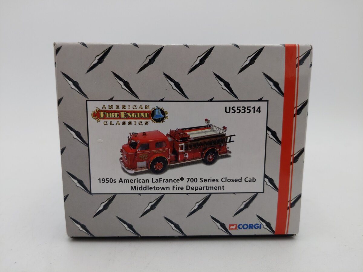 Corgi US53514 1:50 1950s American LaFrance 700 Series Closed Cab Middletown FD EX/Box