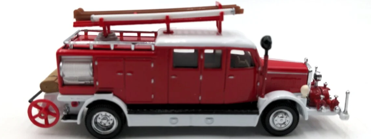 Matchbox YFE07-M 1:43 Scale Diecast 1938 Mercedes KS15 Fire Truck LN/Box