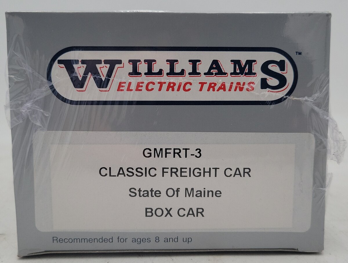 Williams GMFRT-3 B.A.R State of Maine Boxcar MT/Box