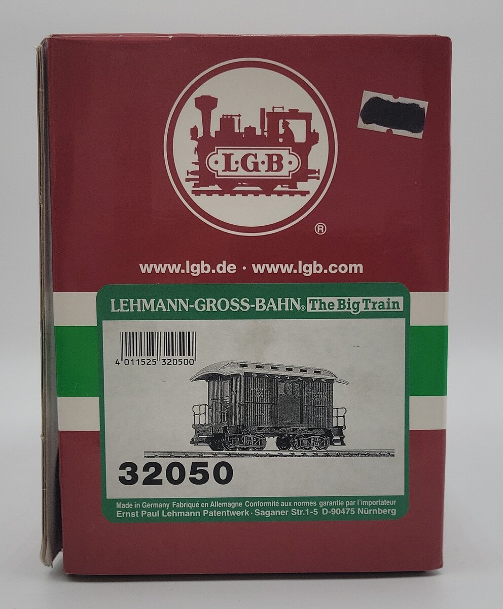 LGB 32050 G Scale Santa Fe Baggage Car EX/Box