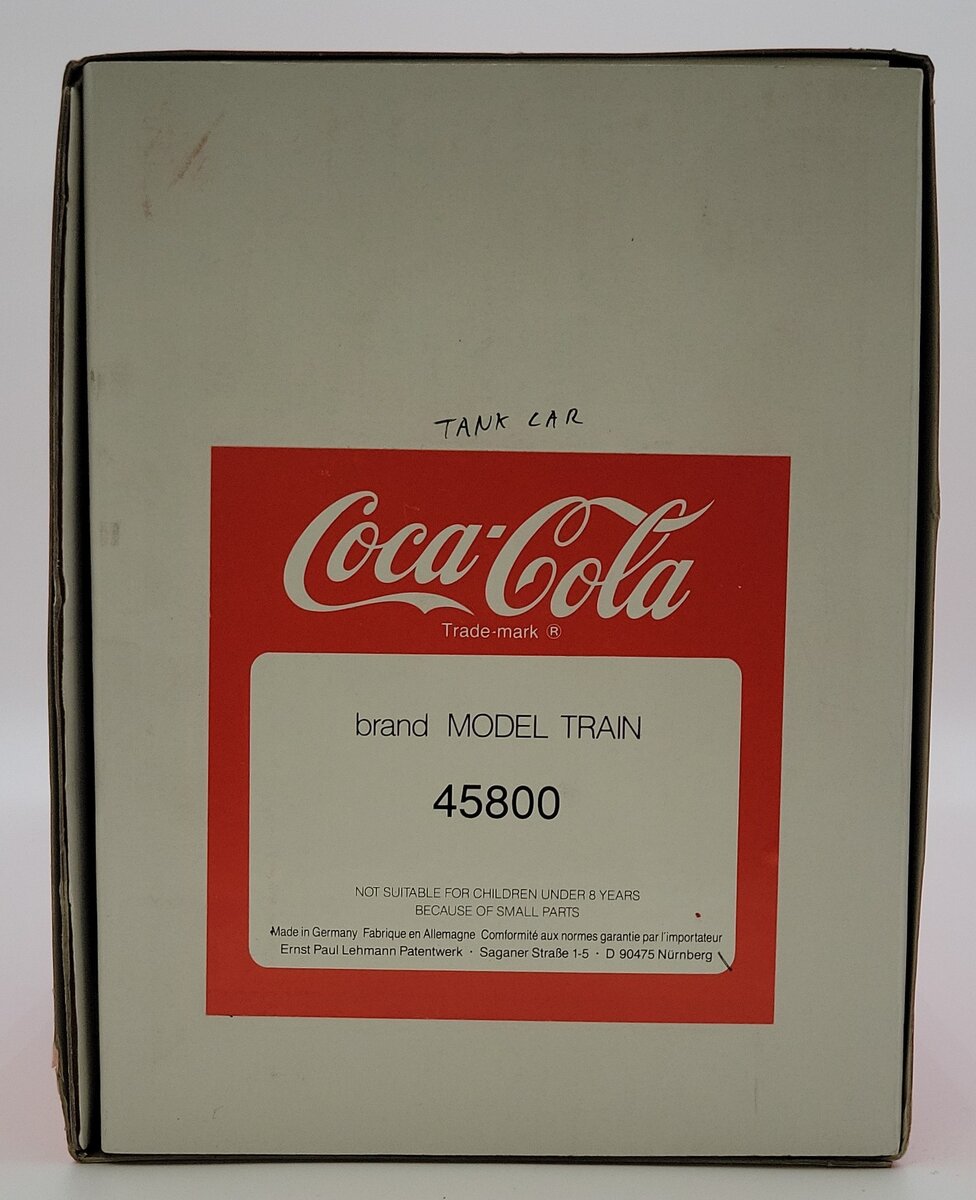 LGB 45800 G Scale Coca-Cola Tank Car LN/Box