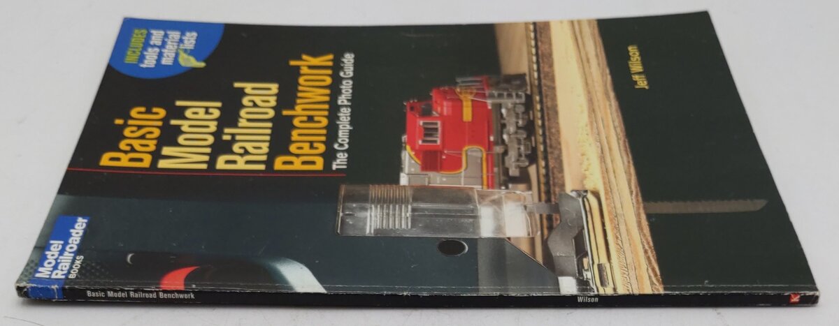 Basic Model Railroad Benchwork Paperback Book By Jeff Wilson VG