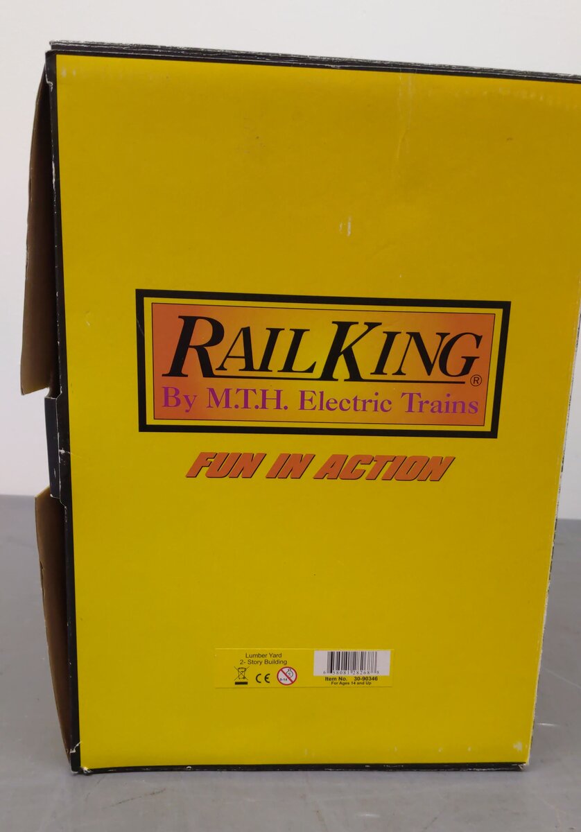 MTH 30-90346 O 2-Story Store Livery Building Lumber Yard VG/Box