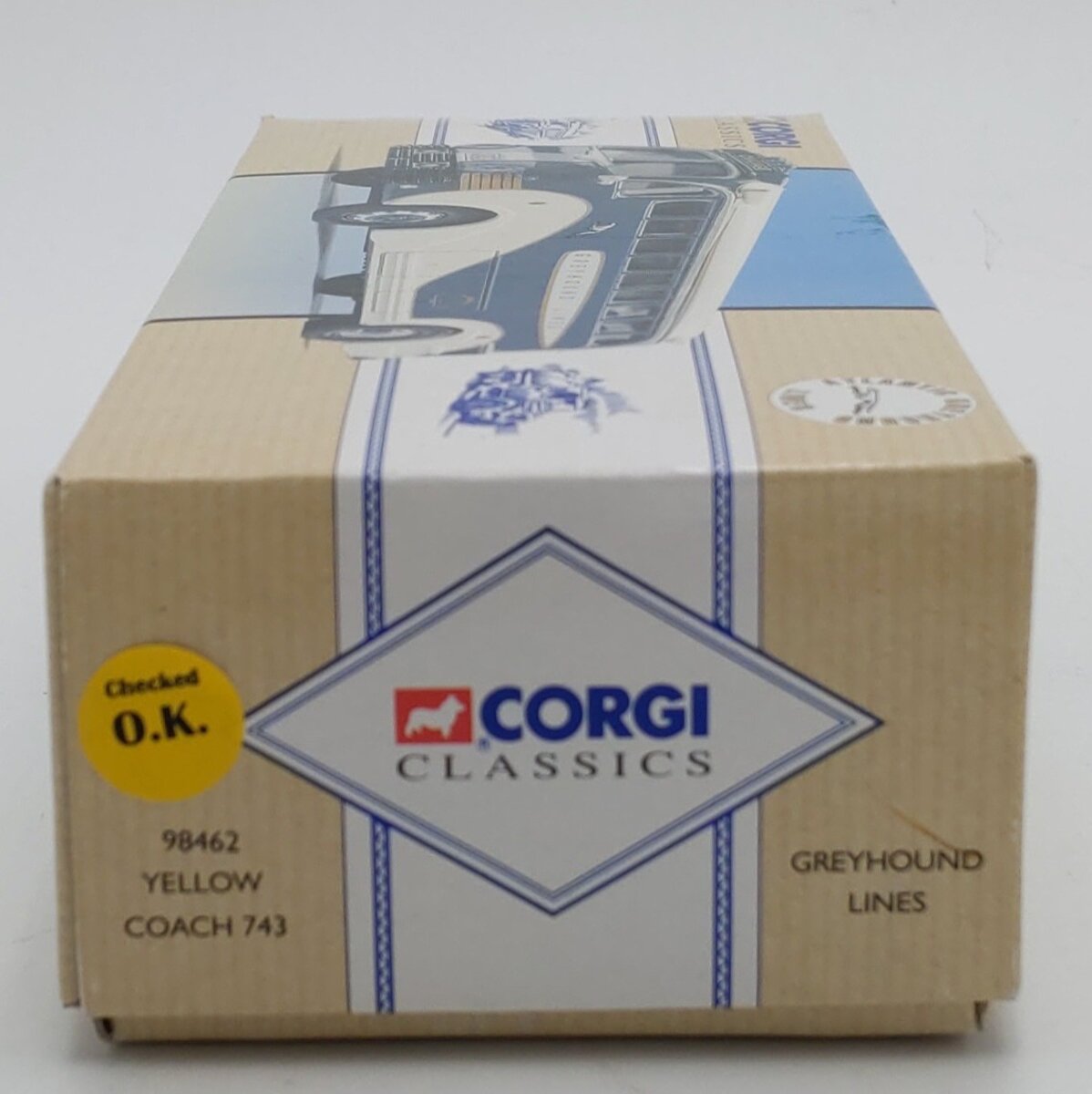 Corgi 98462 1:50 Atlantic Greyhound Lines Yellow Coach 743 Bus LN/Box
