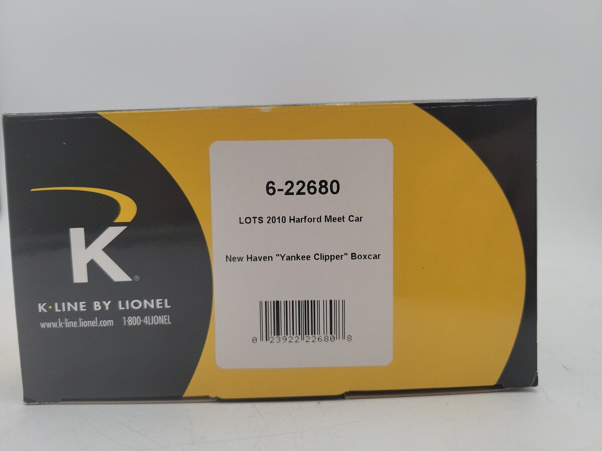 Lionel K-Line 6-22680 O Gauge New Haven Yankee Clipper Boxcar #31107 EX/Box