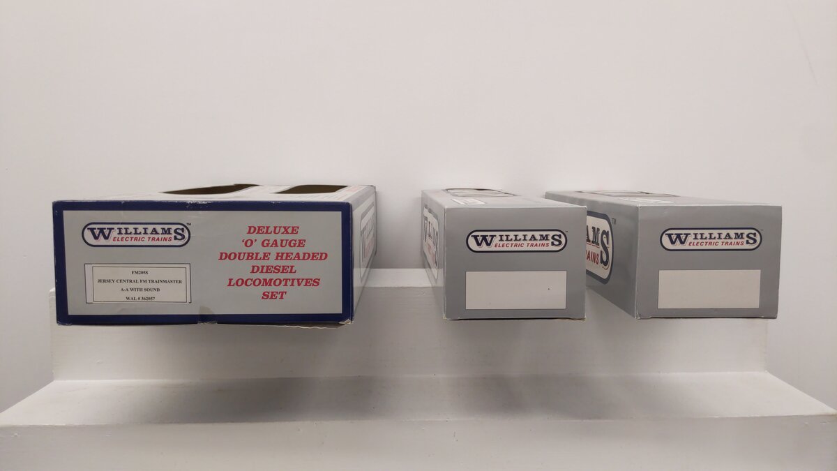 Williams WAL362057 Central of New Jersey FM (Set of 2) EX/Box
