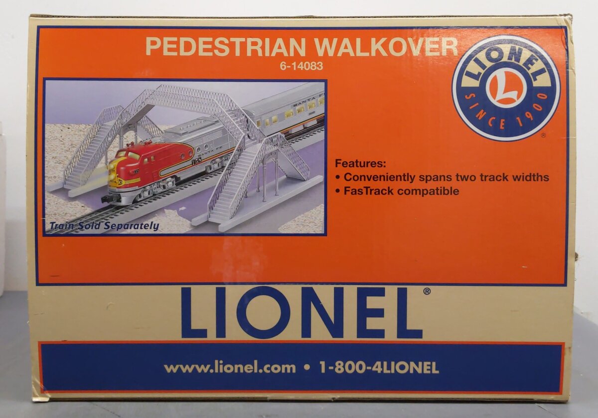 Lionel 6-14083 Pedestrian Walkover Bridge LN/Box
