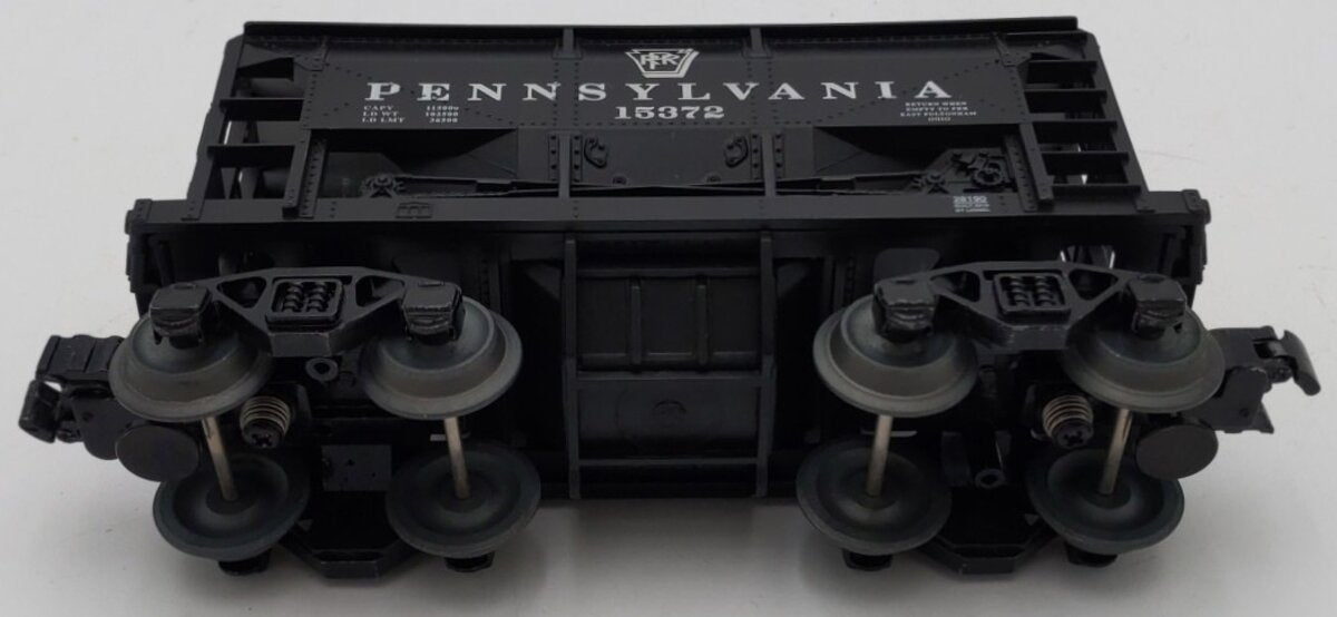 Lionel O Gauge Pennsylvania Railroad Hopper Car #15372 w/ Stone Load EX