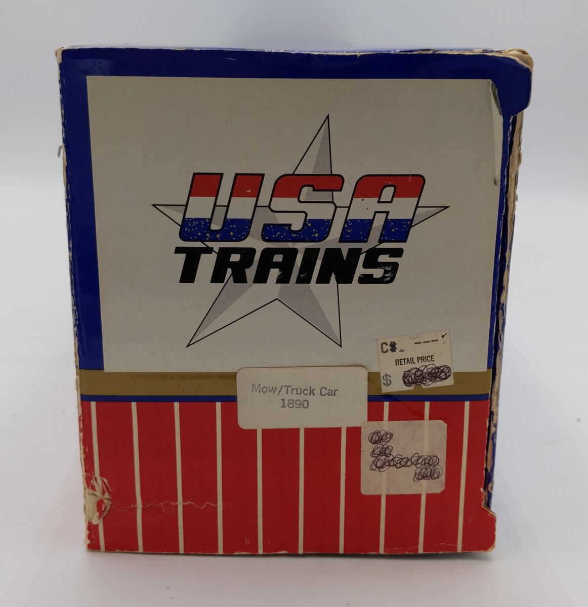 USA Trains 1890 G Maintenance of Way Car with Trucks LN/Box