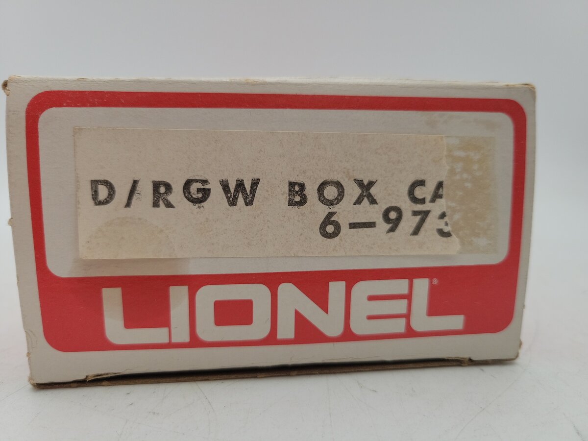 Lionel 6-9739 O Gauge Denver and Rio Grande Western Boxcar EX/Box