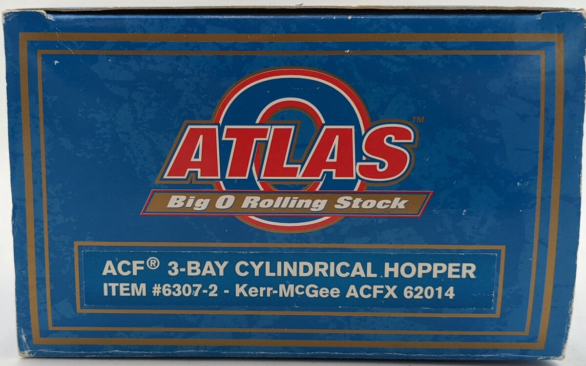 Atlas 6307-2 O Kerr-McGee ACF 3-Bay Cylindrical Hopper #62014 LN/Box