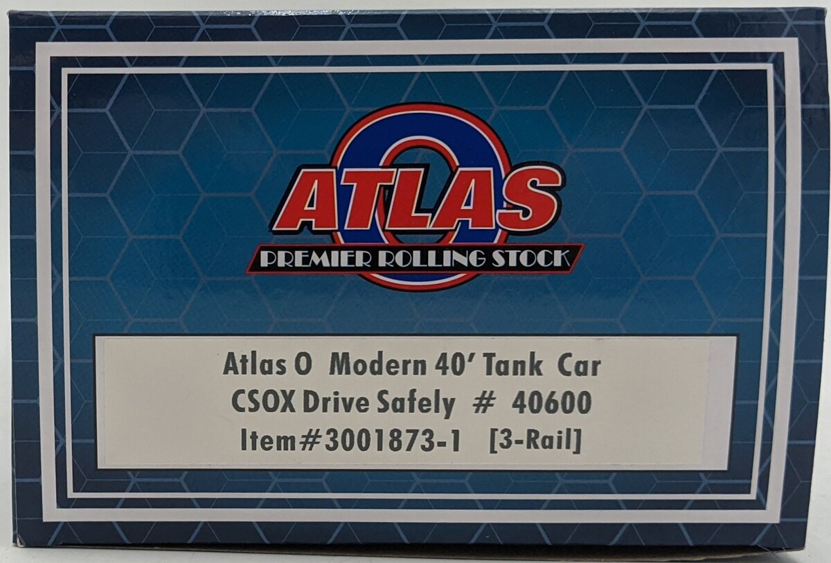 Atlas 3001873-1 O CSOX Citgo Drive Safely 40' Tank Car #40600 LN/Box