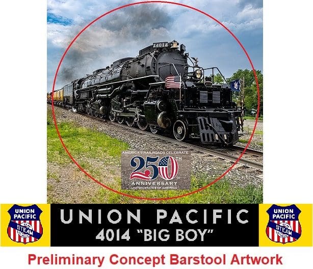 RMBD R-017-D Union Pacific Big Boy America 250th Heritage #250-2026 Bar Stool
