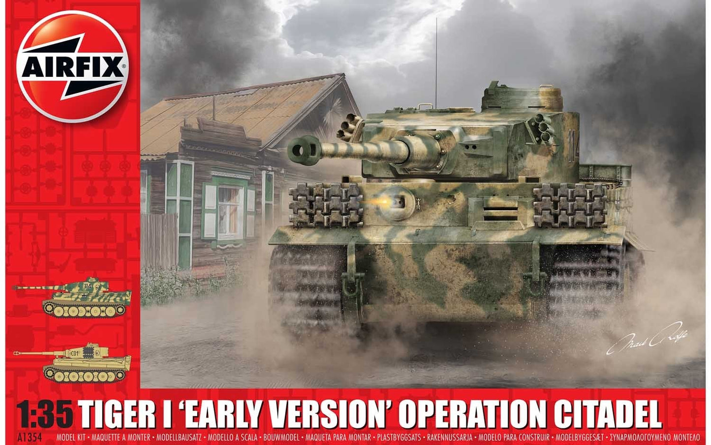 Airfix Products A1354 1:35 Tiger I Early VersionOperation Citadel Tank Kit
