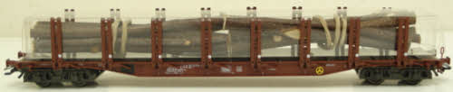 Marklin 47711 HO Flatcar w/Stakes & Log Load LN/Box