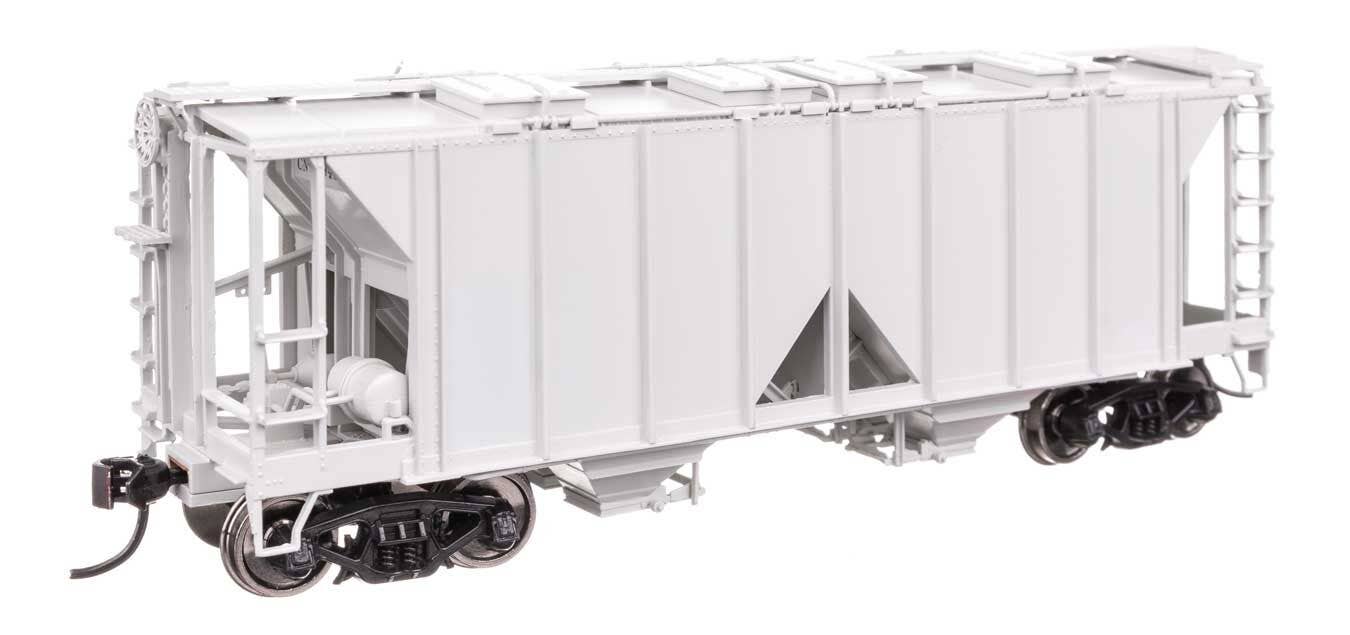 Walthers 910-49700 HO Undecorated ACF 1958 Cu Ft Covered Hopper Ready to Run