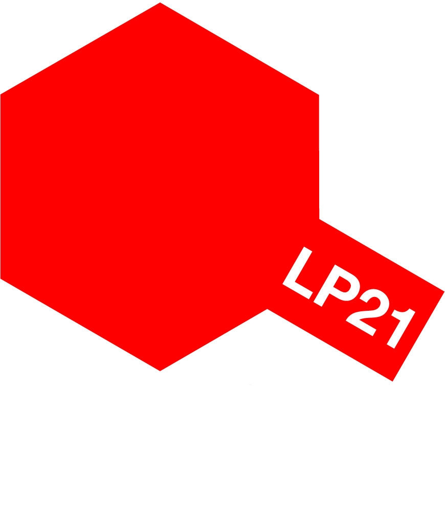 Tamiya 82121 Color Lacquer Lp-21 Italian Red - 10 ml Bottle
