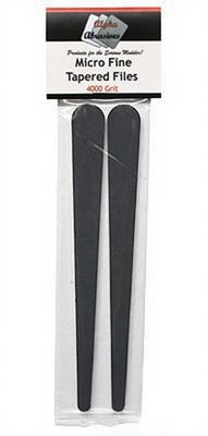 Alpha Abrasives 1154 4000 Grit Micro Fine Tapered Files (Pack of 2)