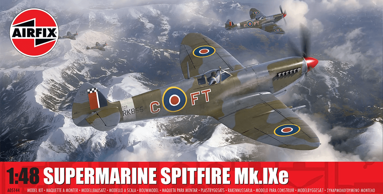 Airfix Products 5144 1:48 Supermarine Spitfire Mk.Ixe Plastic Model Kit