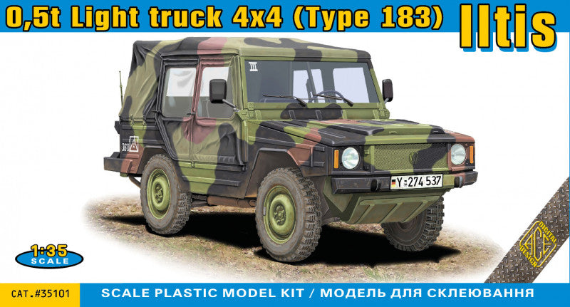 ACE 35101 1:35 Volkswagen Iltis Type 183 0,5t 4x4 Light Truck Kit