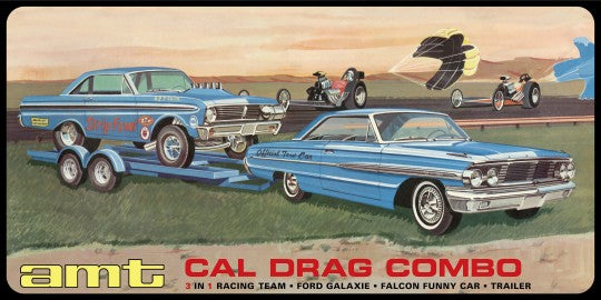 AMT 1223 1:25 Cal Drag Combo Plastic Model Kit