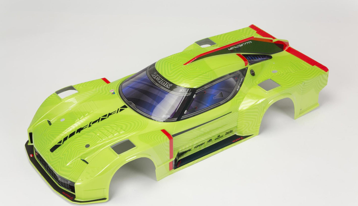 ARRMA ARA414003 Vendetta 4x4 3S BLX Finished Green Body