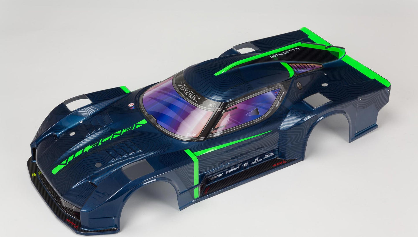 ARRMA ARA414006 Vendetta 4x4 3S BLX Finished Blue Body