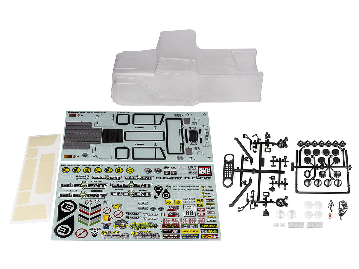 Team Associated 42355 Enduro Zuul Clear Body Set