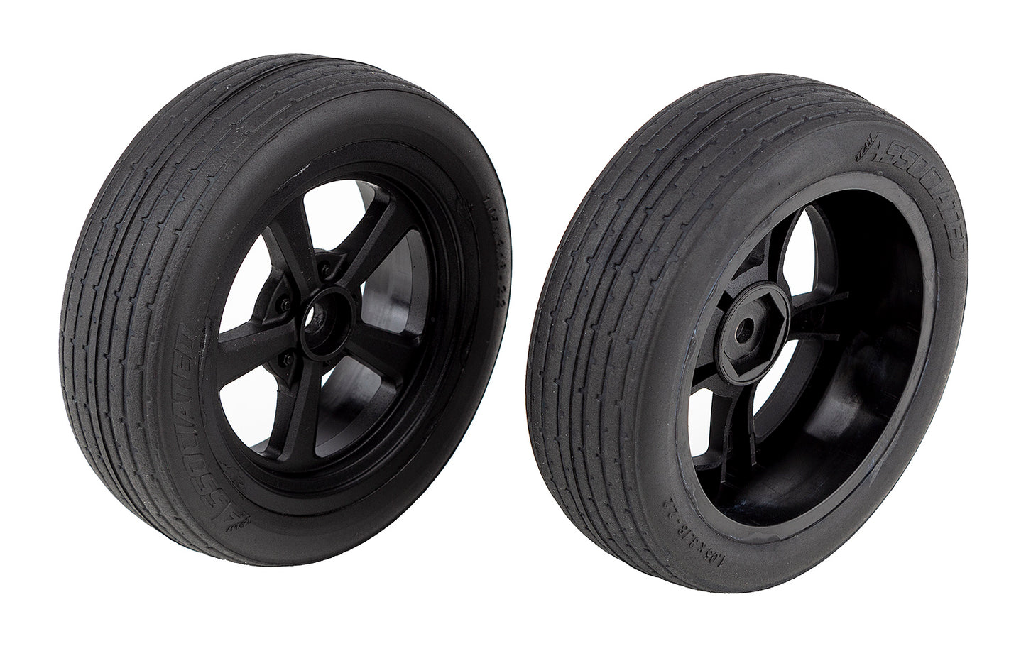 Team Associated 71073 DR10 Front Pre-Mounted Drag Racing Tires (Pack of 2)