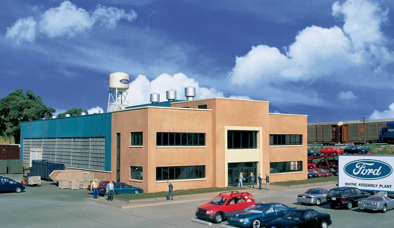 Walthers 933-4142 HO Automotive Assembly Plant Building Kit
