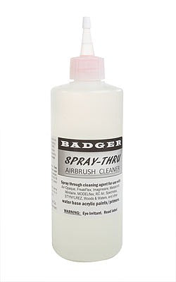 Badger STC-016 Spray Thru Airbrush Cleaner - 16 oz. Bottle