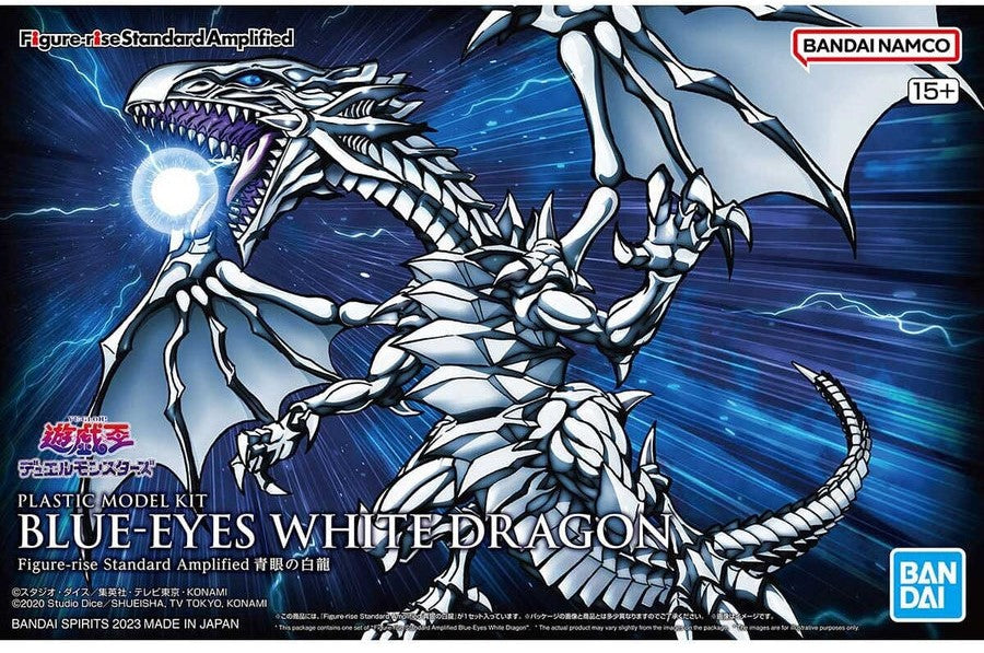 Bandai 2644453 Yu-Gi-Oh! Duel Monsters Blue Eyes White Dragon Plastic Model Kit