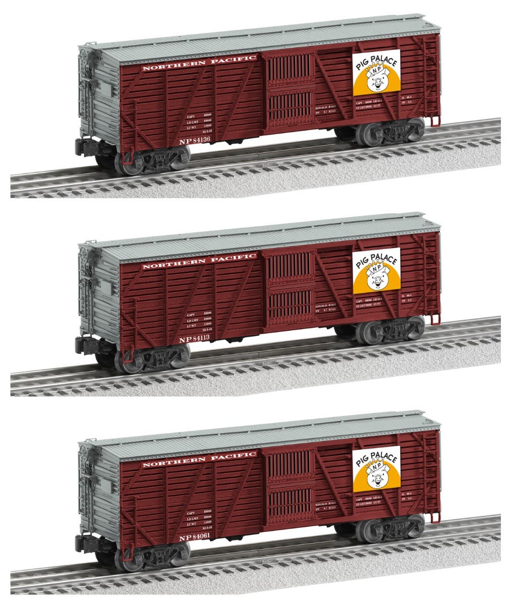 Lionel 2226900 O NP Vision Stock Car #84061, 84113, 84136 (Set of 3) LN/Box