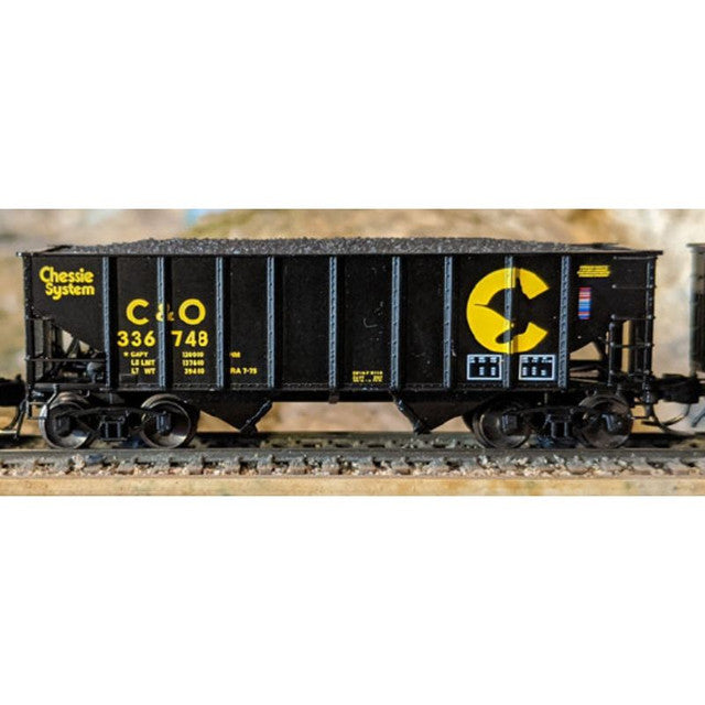 Bluford Shops 65338 N Chesapeake & Ohio 8-Panel 2-Bay Hopper Car #336324
