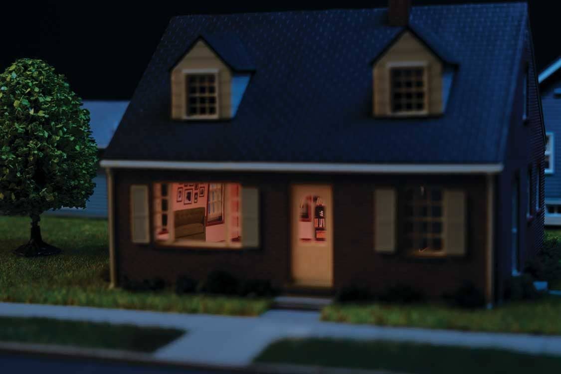 Walthers 933-B3774 HO Spaces Brick Cape Cod House Building Kit