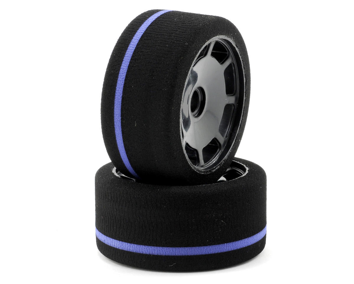 Johns Bsr Racing F1033GT 1:10 World GT Spec Black Front Purple Tire (Pack of 2)
