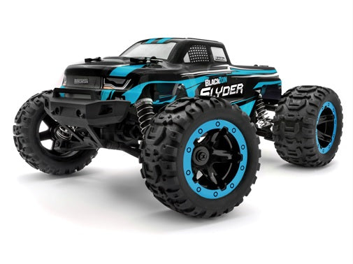 BlackZon 540104 1:16 Blue Slyder MT 4WD Electric Monster Truck