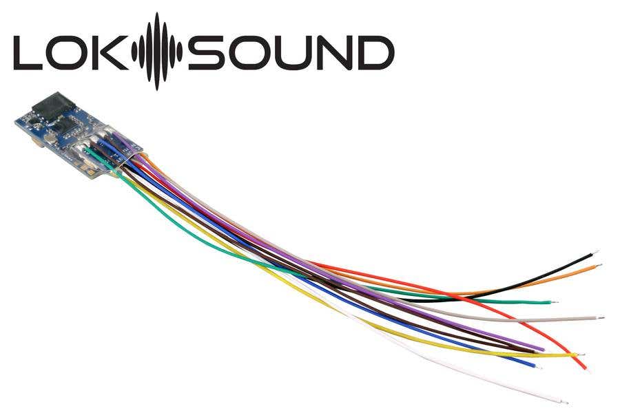 ESU 58813 N/TT/HO LokSound 5 Micro DCC/MM/SX/M4 "Blank Decoder" Single Wires