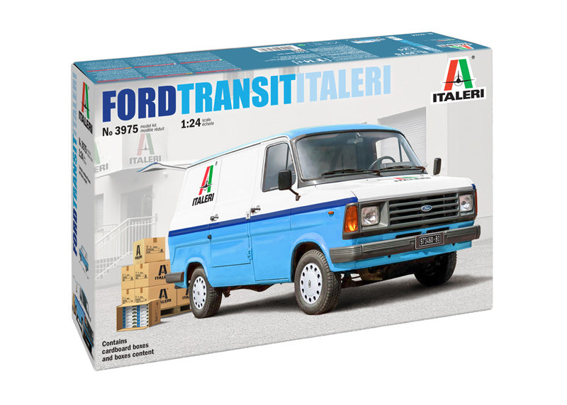 Italeri 3975 1:24 Ford Transit "Italeri" Van Plastic Model Kit