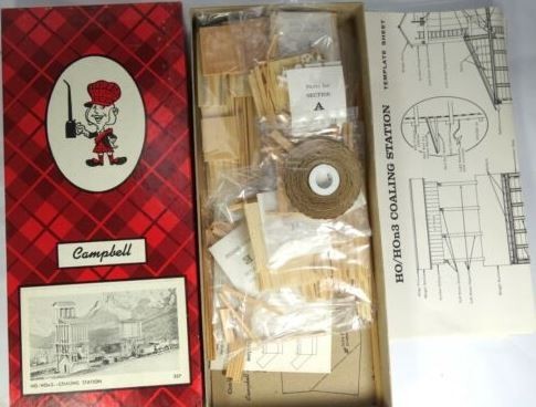 Campbell Scale Models 357 HO Coaling Station Building Kit