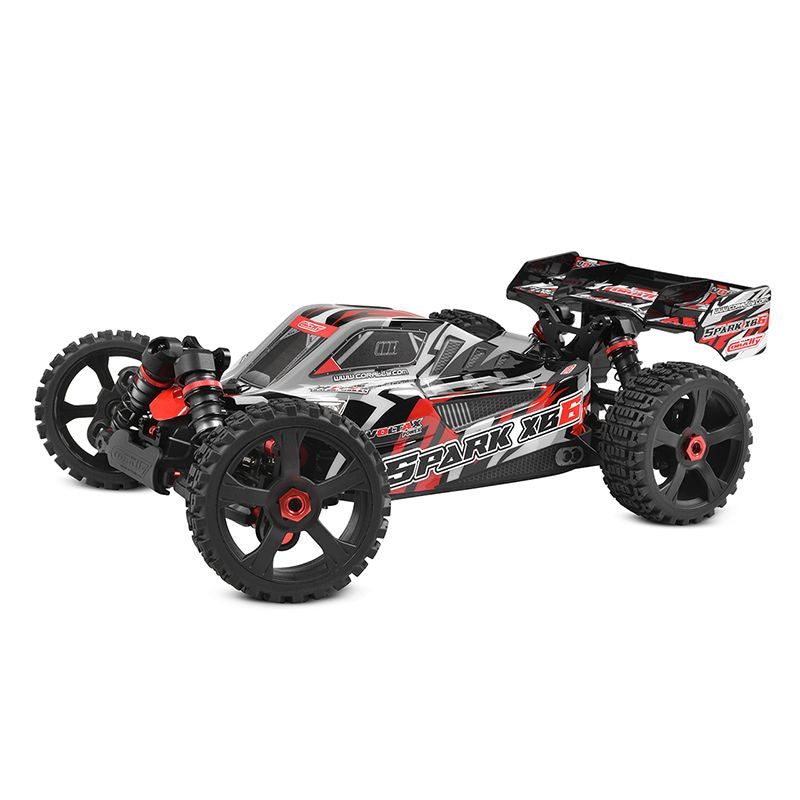 Corally 00485-R 1:8 Red Spark XB6 6S Basher Electric Powered 4WD Racing Buggy