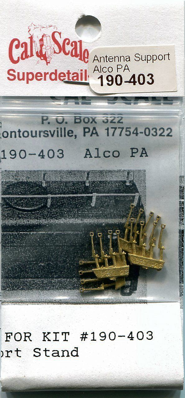 Cal Scale 190-403 HO ALCO PA Diesel Loco PRR Induction Phone Antenna Supports