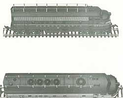 Cal Scale 438 HO EMD FP7 Diesel Loco PRR Induction Phone Antenna Supports