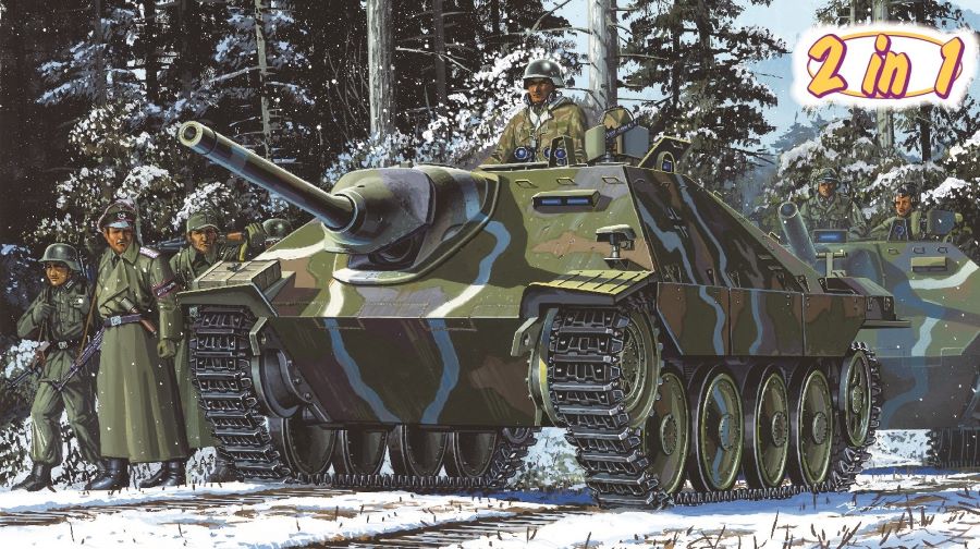 Dragon 6845 1:35 Jagdpanzer/Flammpanzer 38 Mid Production Plastic Model Kit
