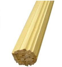 Midwest Products 4050 5/32" x 5/32" x 24" Micro-Cut Basswood Strip (Pack of 36)