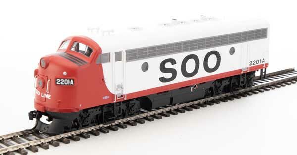 Walthers 910-19980 HO SOO EMD F7 A Diesel Locomotive #2201A w/ Sound & DCC MT/Box