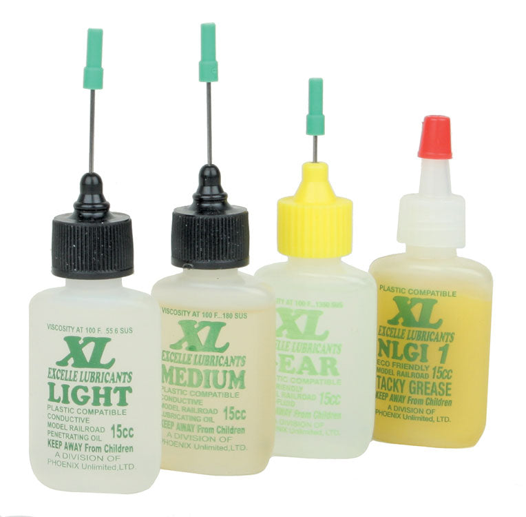 Phoenix Unlimited 5678 HO-S XL Model Train Lube Kit - 15 ml. Bottle (Set of 4)