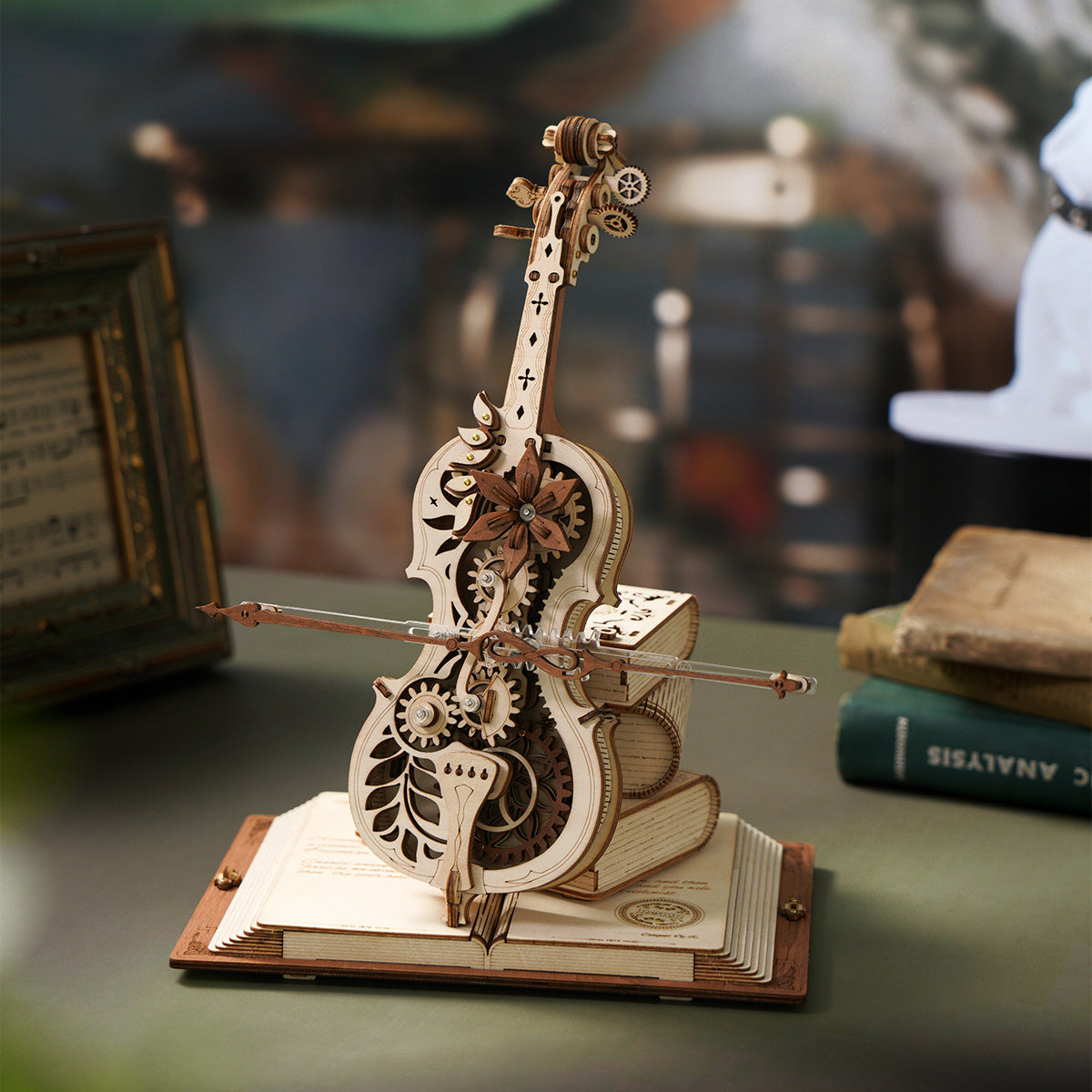 Robotime AMK63M ROKR Symphony of Gorgeous Dreams Mechanical Music Box 3D Puzzle