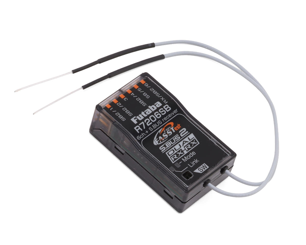 Futaba 01102401-1 R7206SB 2.4GHz FASSTest 6-Channel Receiver
