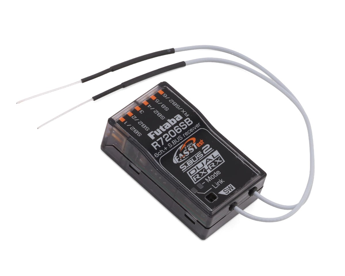 Futaba 01102401-1 R7206SB 2.4GHz FASSTest 6-Channel Receiver